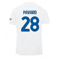 Koszulka piłkarska Inter Milan Benjamin Pavard #28 Strój wyjazdowy 2023-24 tanio Krótki Rękaw